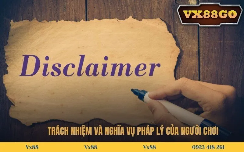 Trách nhiệm và nghĩa vụ pháp lý của người chơi